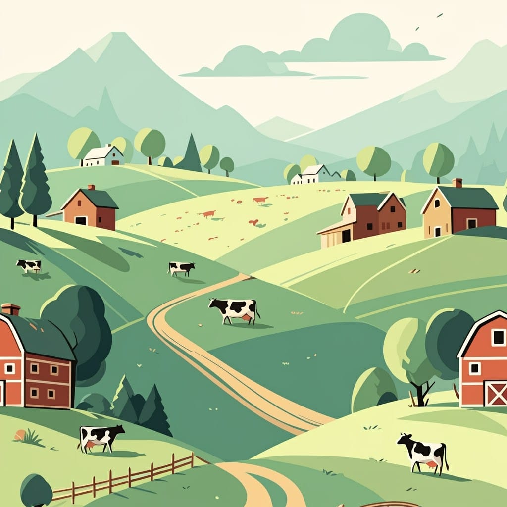 Farm illustration